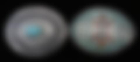 A Southwest turquoise mounted silver belt buckle (preview)