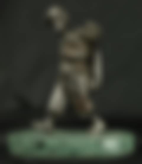Bronze figural statue titled "The Cheerful Golfer" (preview)