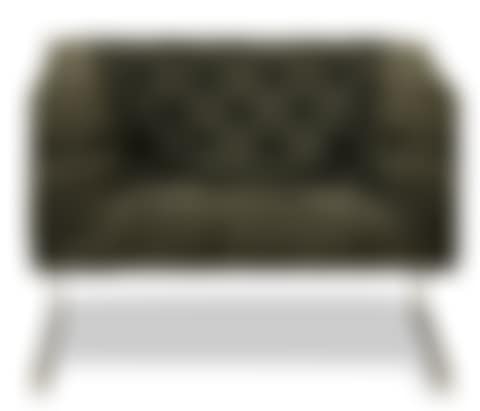flat bar chrome cube armchair (preview)
