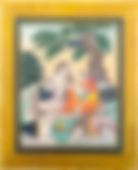Subrahmanya, son of Shiva, as a seated young Guru God in Anjana chakra (preview)
