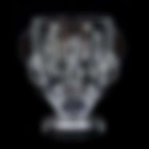 A Daum light blue glass footed center vase (preview)