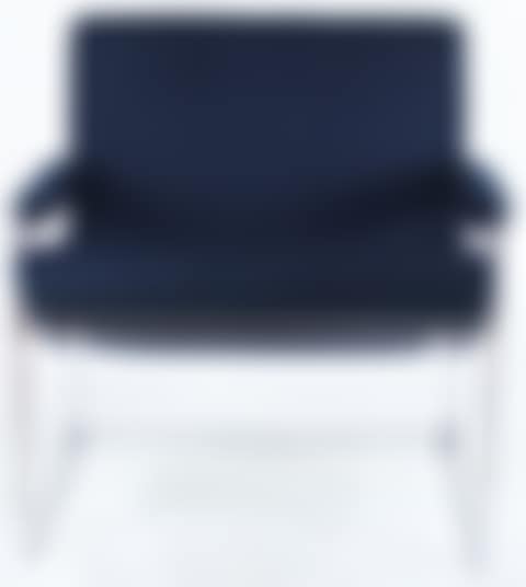 A Milo Baughman for Thayer Coggin chrome Scoop arm chair (preview)