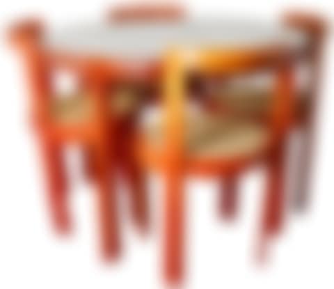 Modern Alvar Aalto style dining suite (preview)