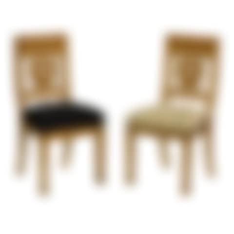 A pair of American carved shield back side chairs (preview)