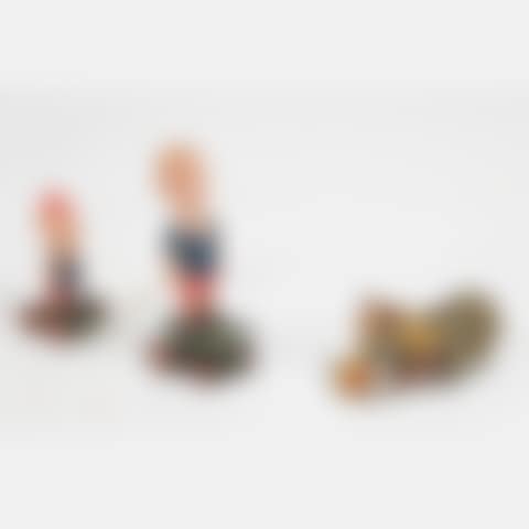 Two Vintage Tin Wind-Up Toys (preview)