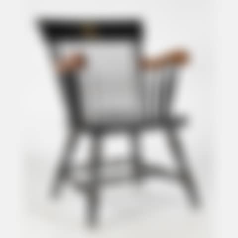 A Painted Hardwood "University" Armchair (preview)
