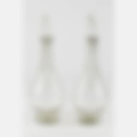 Clear Glass Blown Overd Decanters (preview)