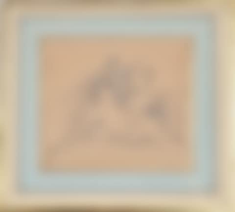 Two Cupids on a base (study in connection with a sculpture) (preview)