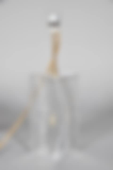 Lamp stand of abstract form in striated crystal (preview)