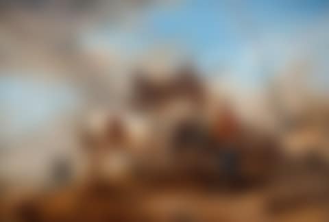 A peasant tending to a horse in the dunes (preview)