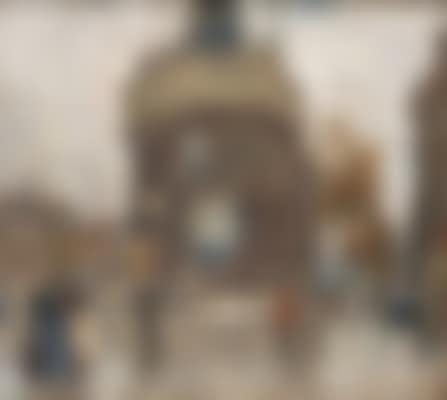 A rainy day at the Schreierstoren in Amsterdam (preview)