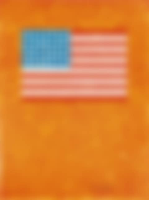 Flag on orange field (preview)
