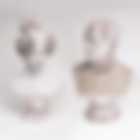 Pair of busts of Tsar Nicholas I and his wife Alexandra Feodorovna (preview)