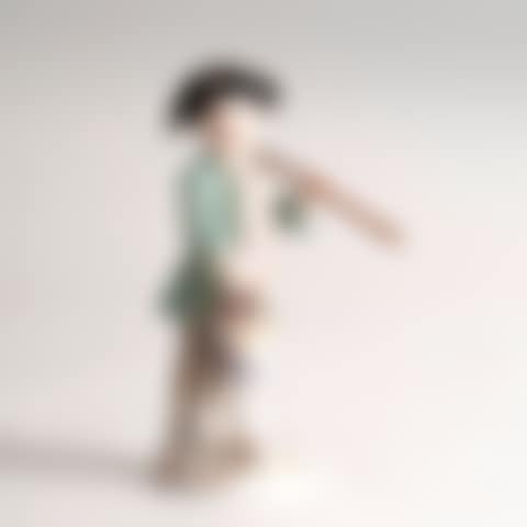 Porcelain figurine "Gardener child with rake" (preview)