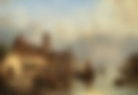 Romantic harbor town (preview)