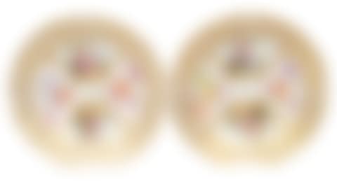 Pair of plates with Watteau painting (preview)