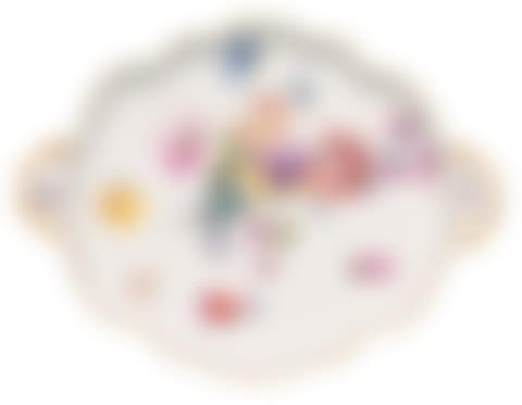 Tray with floral painting (preview)