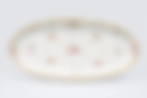 Fish platter "bouquet painting with gallery edge" (preview)