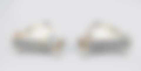 Pair of classicist salières with floral paintings (preview)
