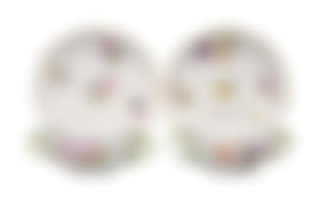 Pair of tureens on a presentoir with floral paintings (preview)