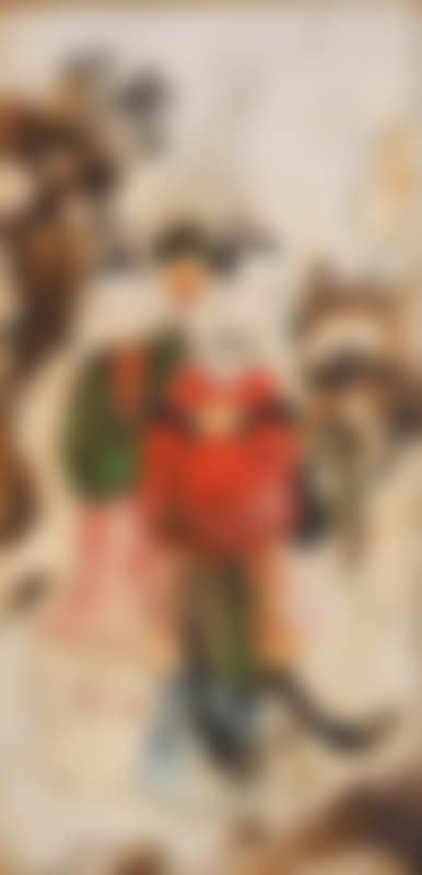 Pair of stone paintings with Taoist deities (preview)