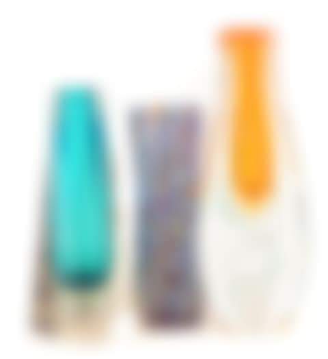 Murano Sommerso vase and two other vases (preview)