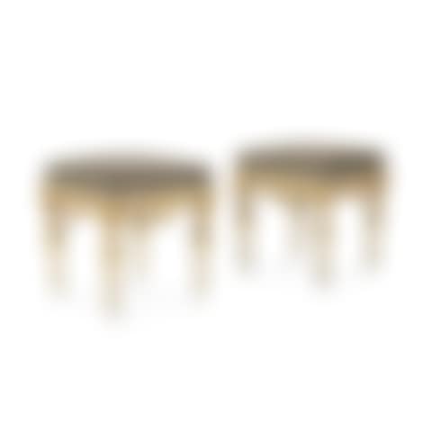 A pair of Royal Italian painted and parcel-gilt stools (preview)