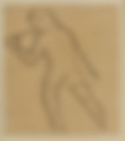 Man seen from behind holding a stick (preview)