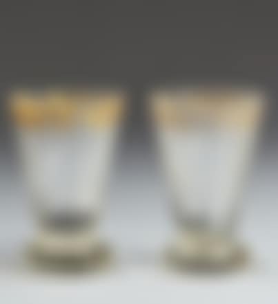 Pair of liqueur glasses with conical body (preview)