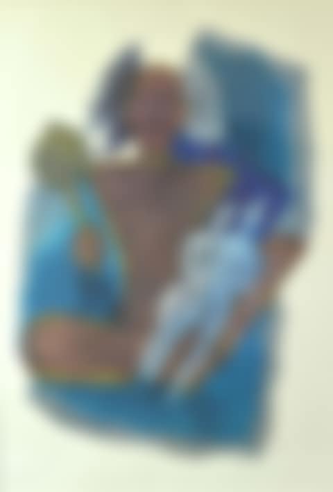 Three-Headed Hanuman Holding a Club (preview)