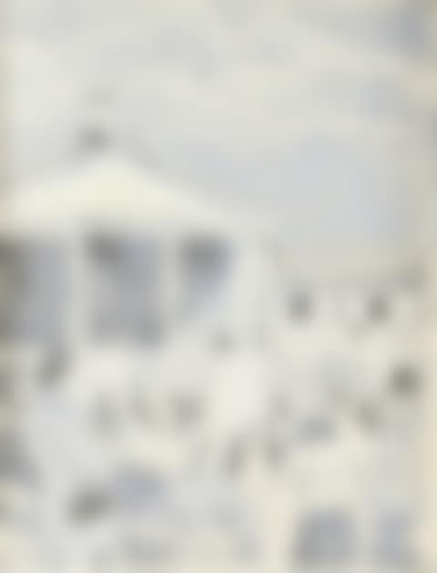 figures in a street with dogs (preview)