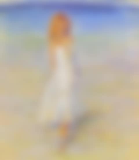 portrait of Woman standing in the Shallows (preview)