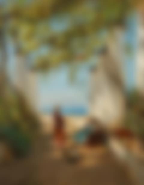 Terrace of the Villa San Michele in Capri (preview)