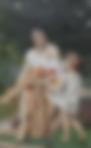 The two sisters near a stream (preview)