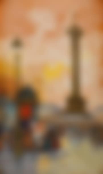 "Place de la Bastille at the setting sun" (preview)