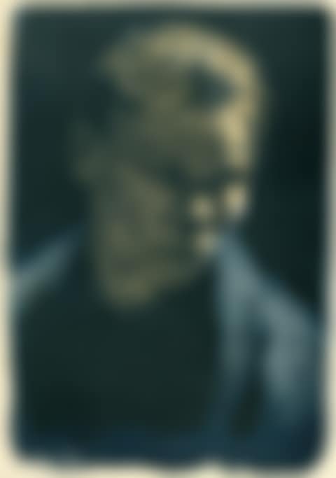 Brustbild einer Arbeiterfrau mit Blauem Tuch (preview)