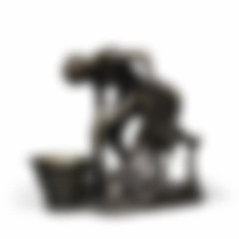 Woman washing her left leg (preview)