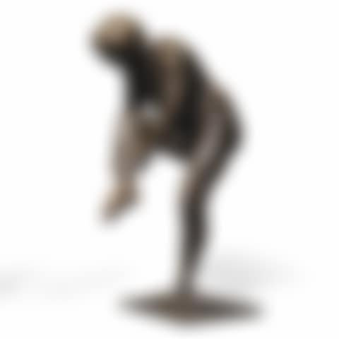 Dancer putting on her stockings (preview)