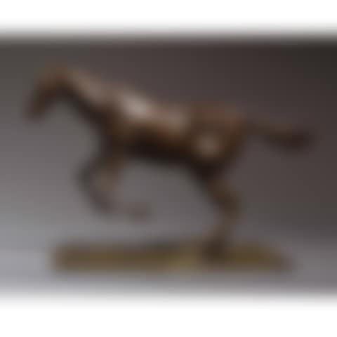 Horse jumping over obstacle (preview)