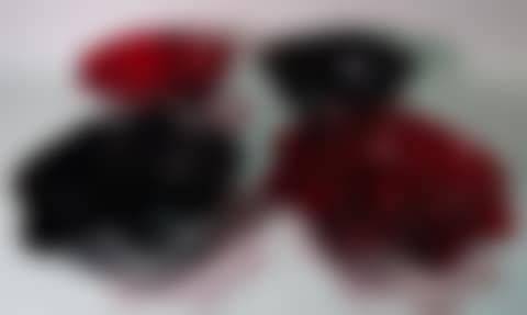 Four large frilled glass bowls (preview)