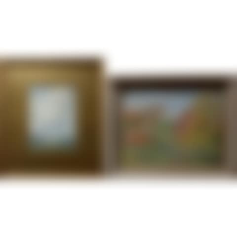 "GRAZING CATTLE WITH CLOUDY SKIES" & "AUTUMN LANDSCAPE" (preview)
