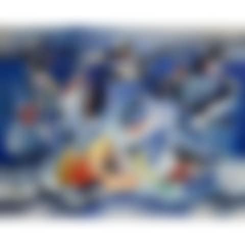 UNTITLED (ABSTRACT WITH FIGURES AND KNIGHTS) (preview)