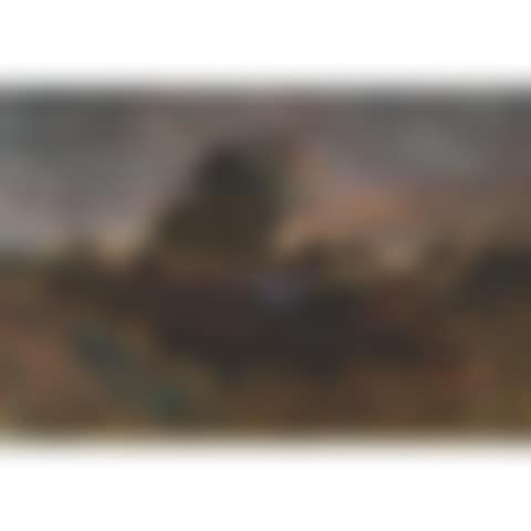 BARBIZON LANDSCAPE WITH TREES AT SUNSET (preview)