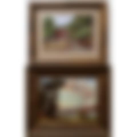 “FIGURE BY CABIN" AND “FARM ACROSS THE RIVER" (preview)