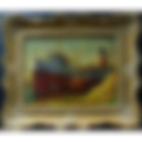DOCKED BOAT; GULLS OVER ROCKY SHORE (preview)