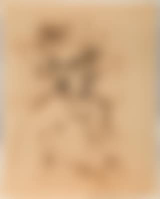 Portrait of a man au beret; Portrait of a woman on the back (preview)