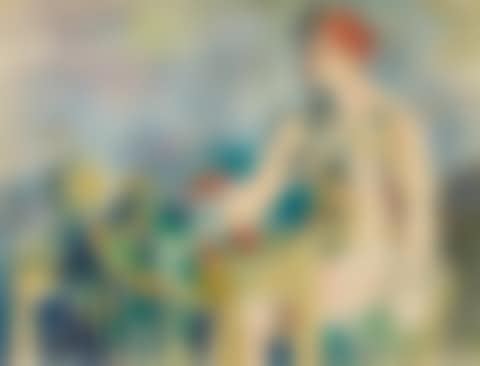 Female nude with still life (preview)