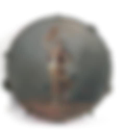 TAMBOURIN decorated with a painting decorated with a dancer (preview)