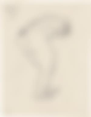 Side view of a bending female nude (preview)