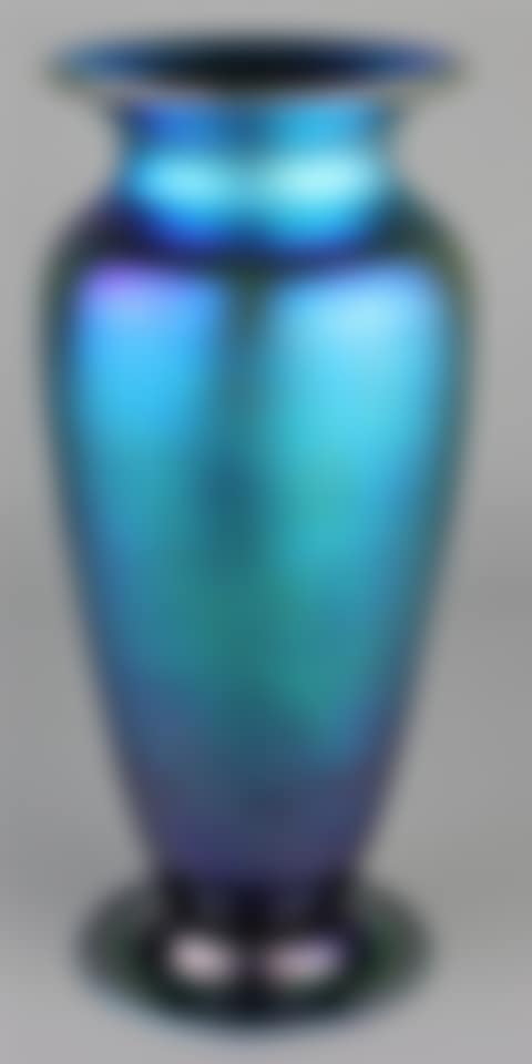 STEUBEN BLUE AURENE VASE (preview)